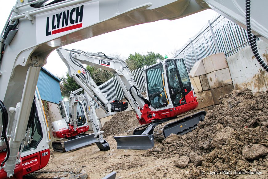 Small is beautiful – Lynch Plant Hire’s new Takeuchi minis fitted with GKD machine guidance safety system